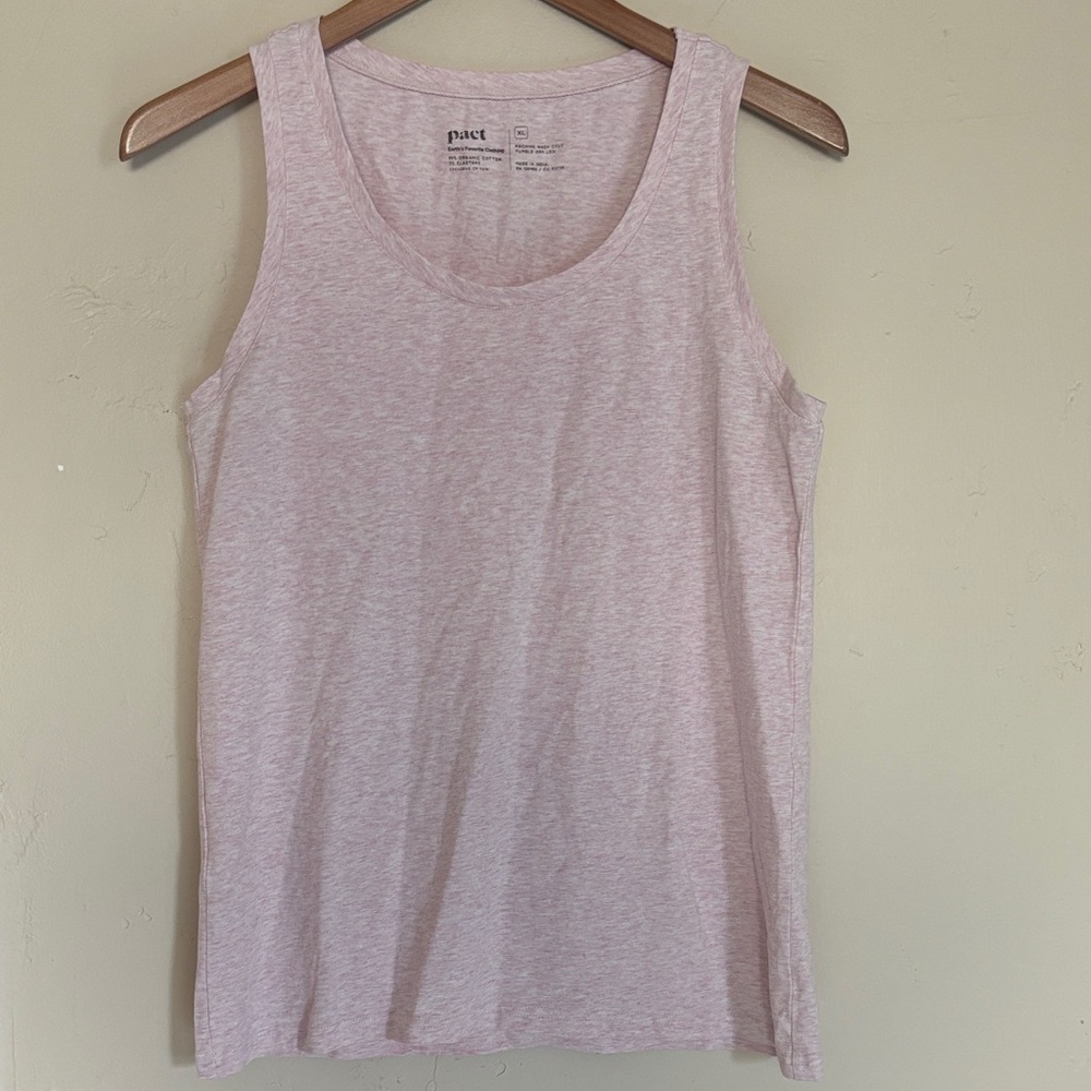 Pact Women's Light Pink Tank Top